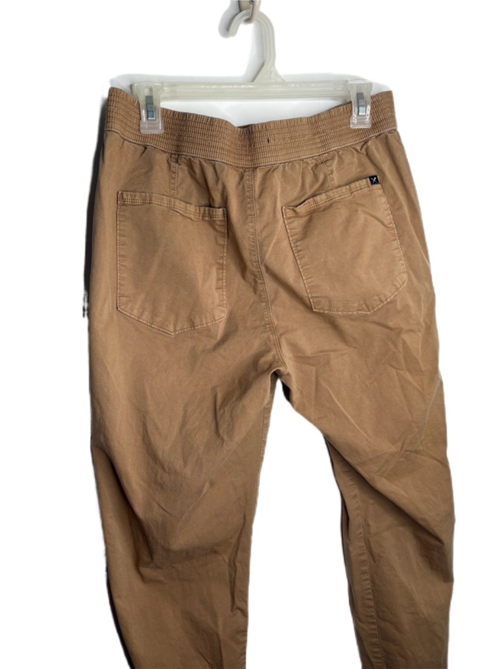 Denver Hayes Cotton Joggers in Brown Tan 10 - Picture 6 of 11